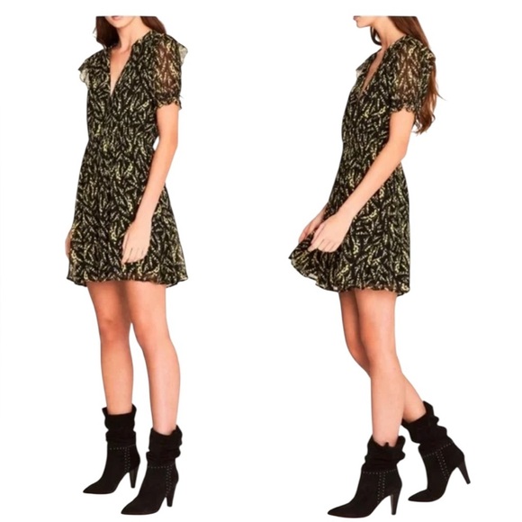 Ba&sh Matcha Floral Mini Dress - Picture 1 of 11
